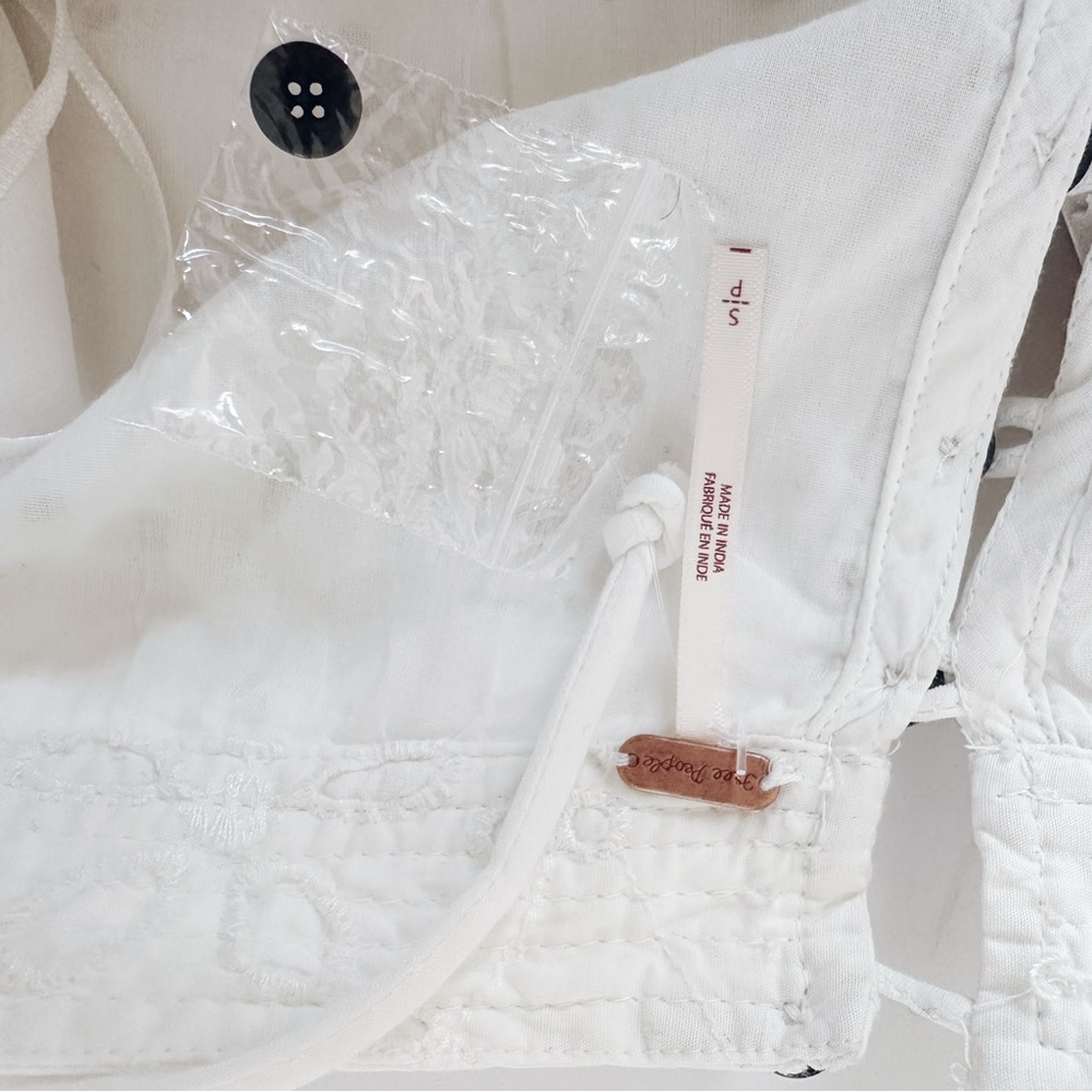 Free People Primavera Eyelet Midi Dress White - Picture 7 of 8